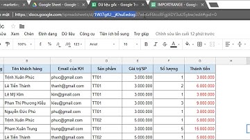 Hướng dẫn nhập dữ liệu tự động từ file này vào file kia bằng hàm IMPORTRANGE (Google Sheet Cơ Bản)