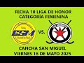 LIGA DE HONOR FEMENINA, FECHA 10: ESM VS. BARCELONA MARRUECOS