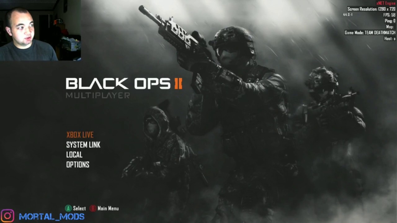 How to install XNet bo2 off host menu