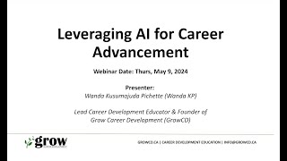 Leveraging AI for Career Advancement in Nonprofits