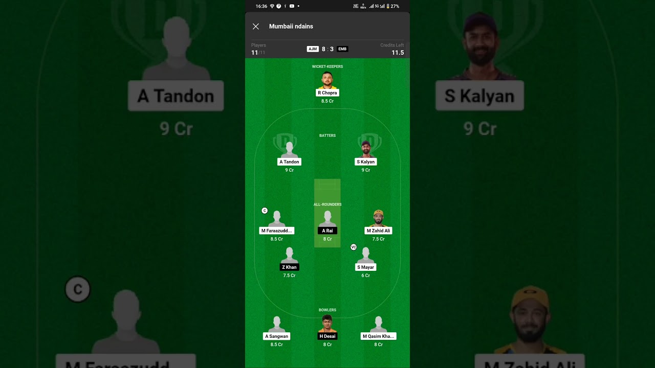 ajm vs emb dream11 prediction