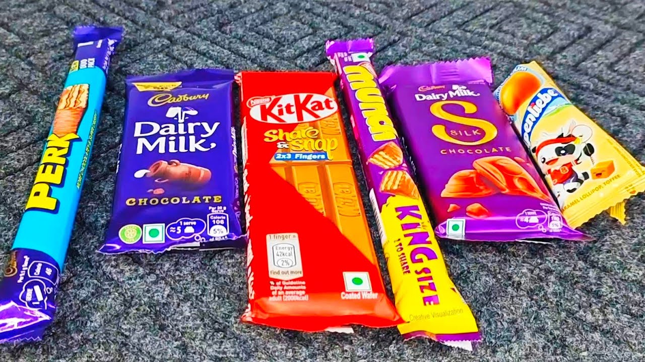 Satisfying Video Asmr Unboxing GIANT Sweets Chocolate and Rainbow Lollipops with Candy Cutting Asmr🍫