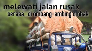 VIAR RODA TIGA DAPAT MUATAN LIMBUNG DAN TINGGI || Angkut sekam/kulit padi 50 karung