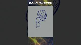 Daily Disney+ Sketch spiderman