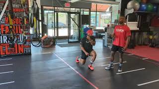 TRX: Side Single Arm Row with Split Squat