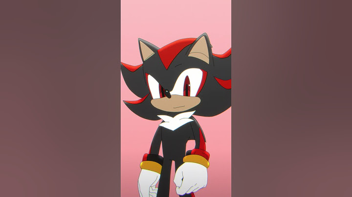 Maria met Shadow (Sonic Animation)