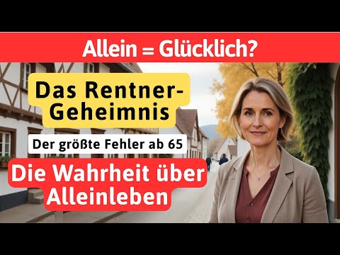 Alleinleben ab 65: Warum die meisten diesen Fehler machen