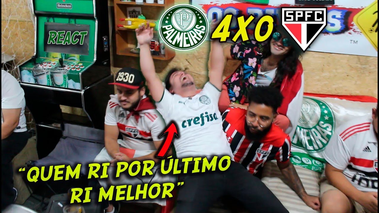 SÃO FOI ATROPELADO E TOMOU DE 4 A 0 - REACT: PALMEIRAS 4 x 0 SÃO PAULO - CAMPEÃO PAULISTA 2022
