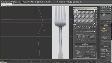 3dsMax 2010 - Poly modeling a Dinner Fork - 1 of 4