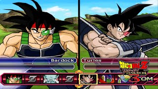 Dragon Ball Z Budokai Tenkaichi 3 Bardock Vs. Turles Gameplay