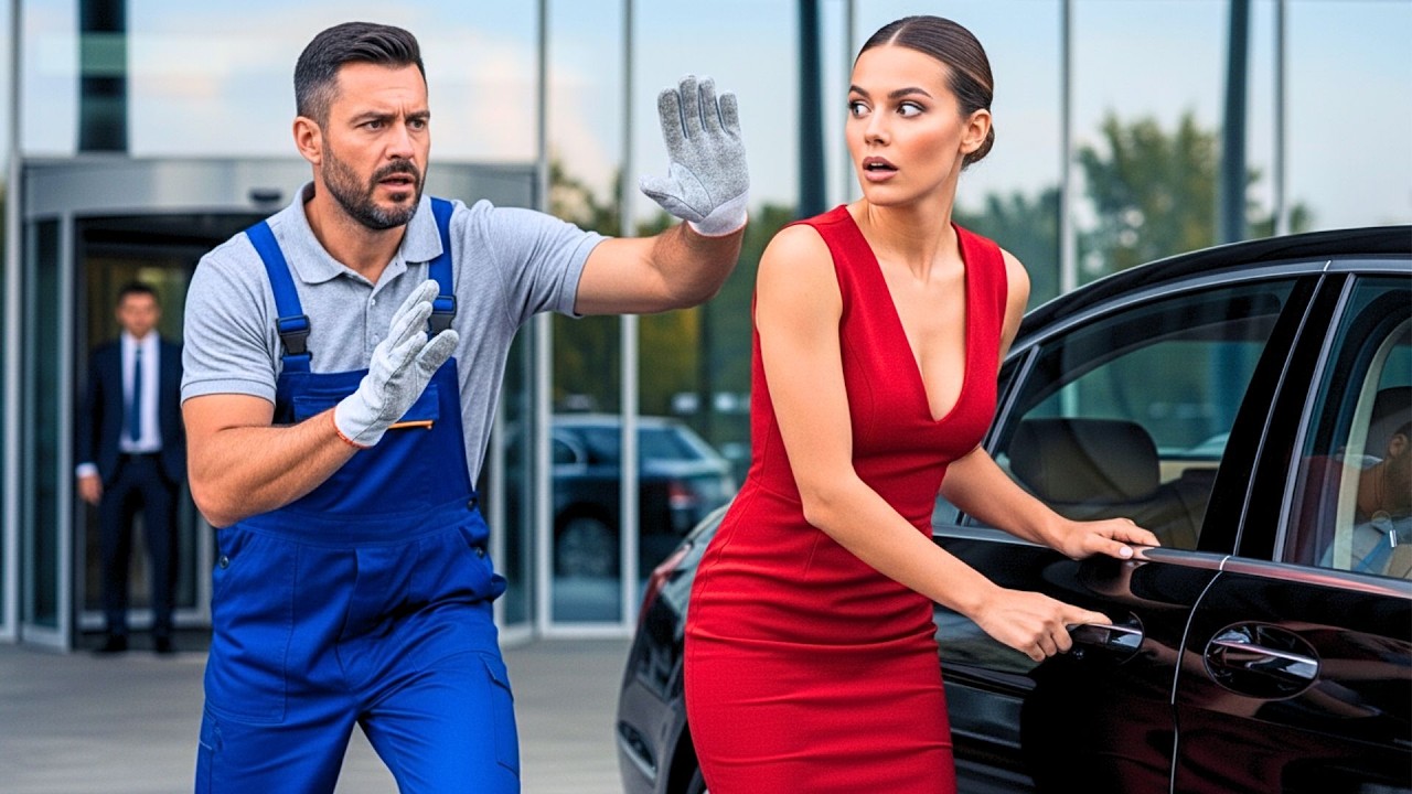 “Don’t Get in the Car!” the Single Dad Janitor Shouted — The CEO Froze the Entire Company