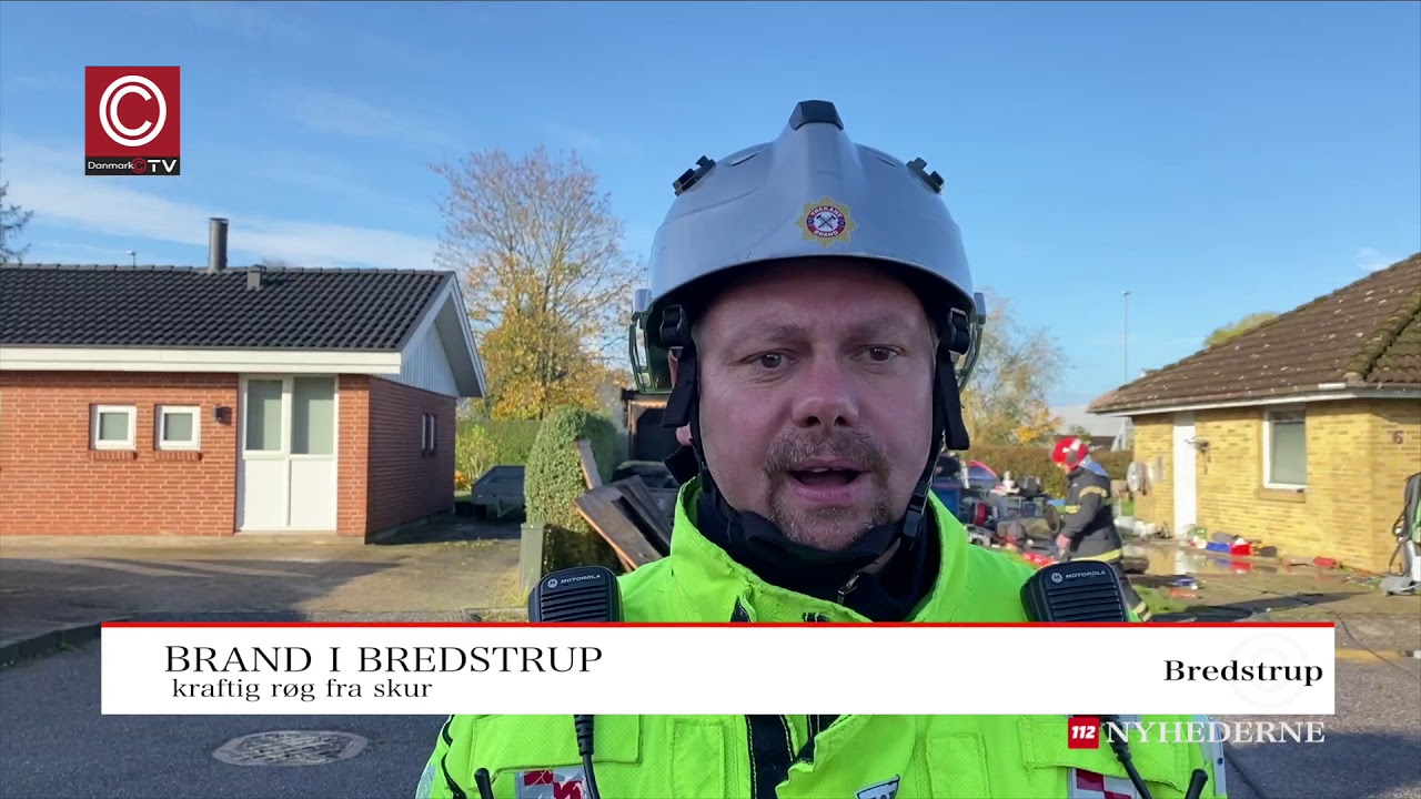Brand i Bredstrup - YouTube
