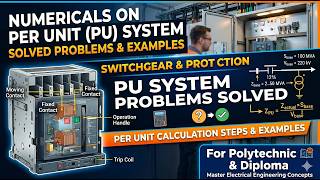 Numericals on Per Unit System | PU System Problems Solved | Electrical Engineering | Polytechnic
