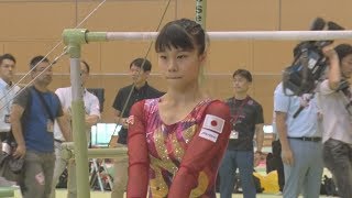 世界体操へ女子が合宿公開 床は器具への対応が課題