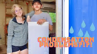 Taking ALL of the WALLS DOWN in Our Shipping Container House| EP:113 | Condensation & MOLD