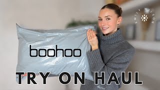 Boohoo Try On Haul New Year, New Wardrobe Affordable Outfit Ideas Emily Wilson Fashion