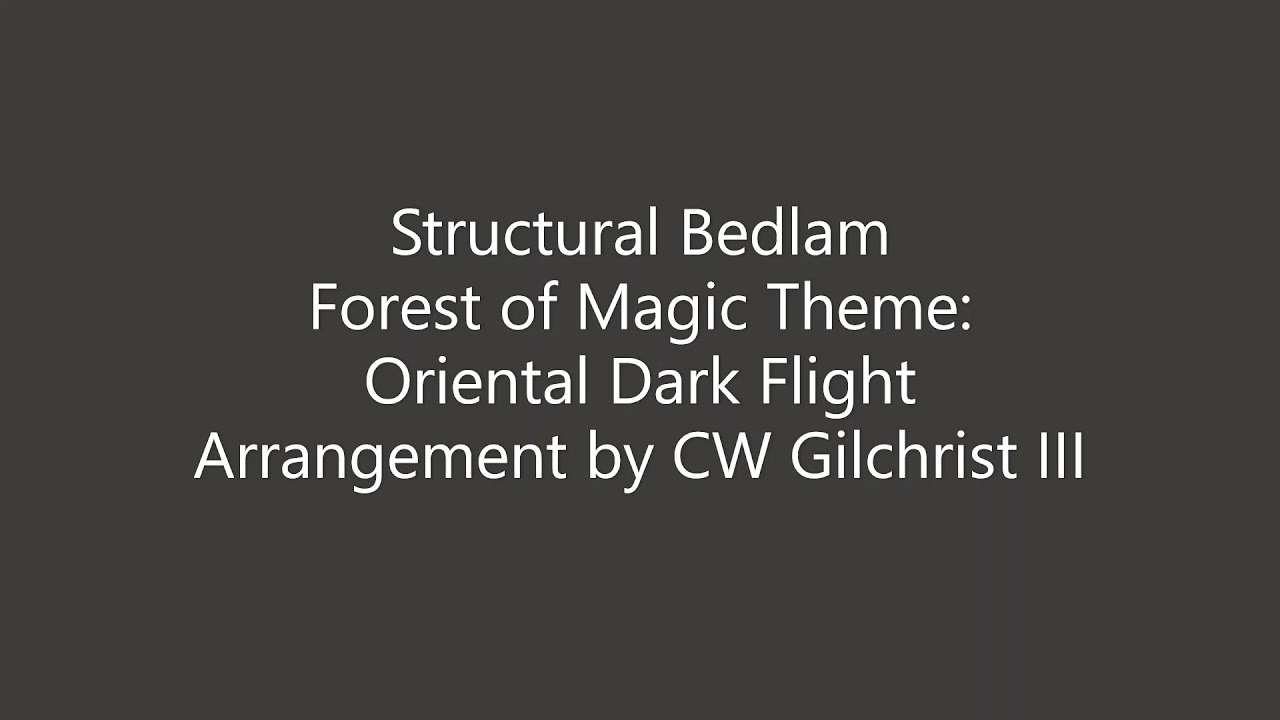Touhou fangame Structural Bedlam Forest of Magic Theme Oriental Dark Flight