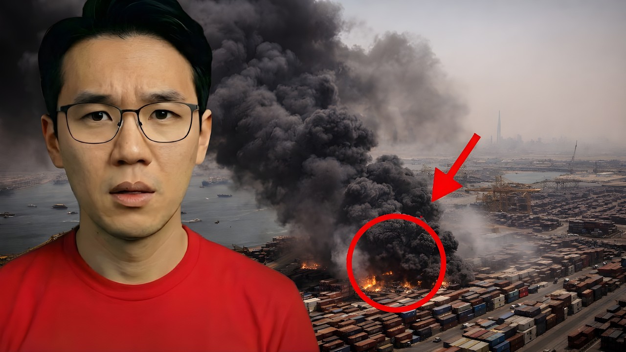 $350B Trade Hub Under Attack — Jebel Ali Burning Now