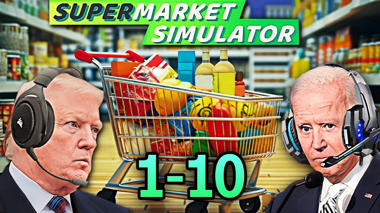 Presidents Play Supermarket Simulator 1-10