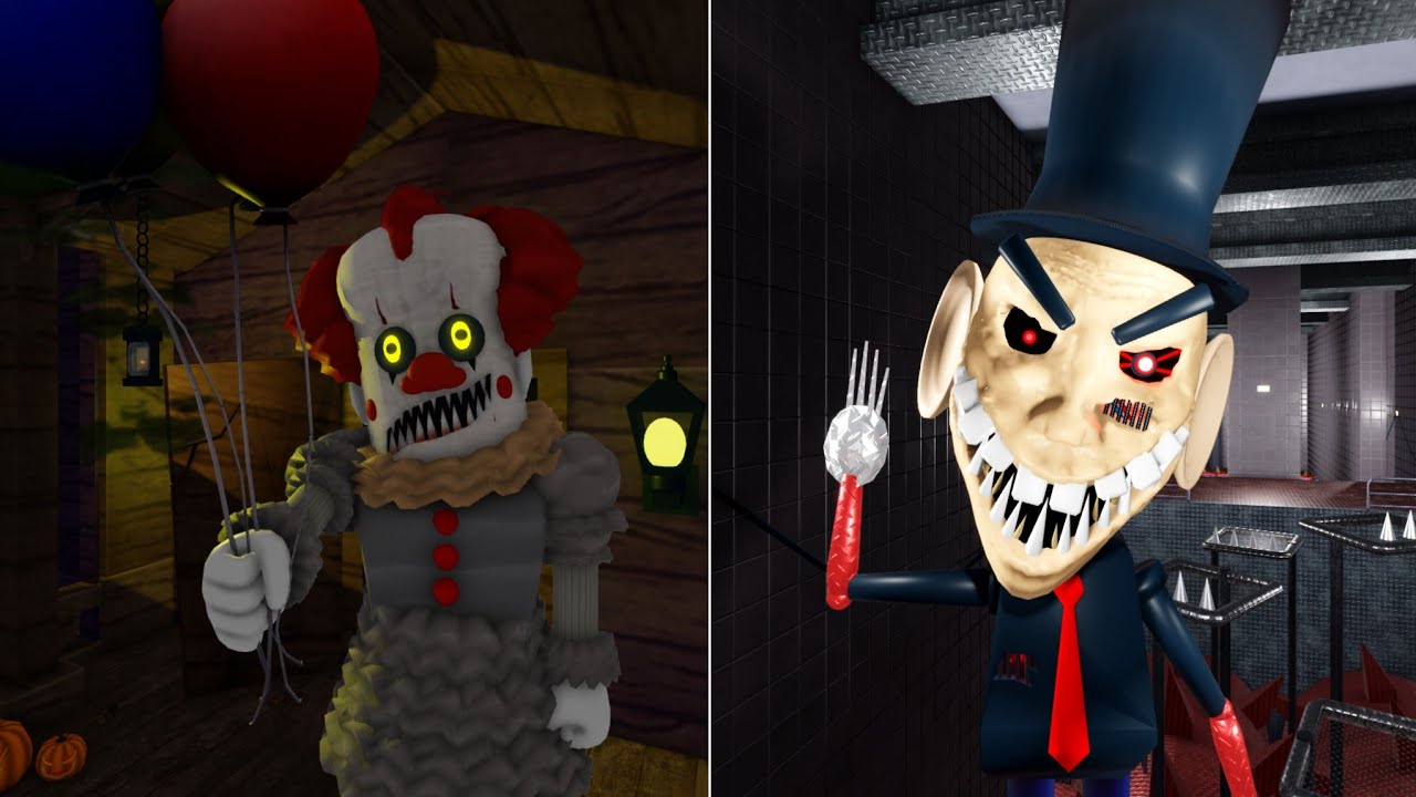 ESCAPE PENNYWISE'S MANSION, SIR SCARY'S MANSION ROBLOX OBBY