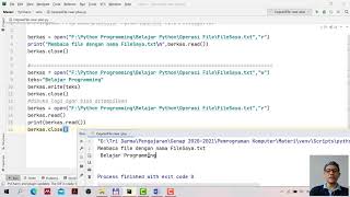 Python - PyCharm: File Handling (part -1)