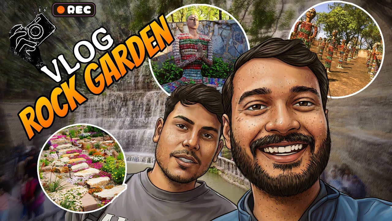 ROCK GARDEN CHANDIGARH | Galat Scene Hogya | MansTroki Flix #vlog #chandigarh #souravjoshivlogs 