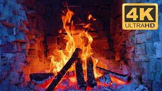 Instant Relaxation With Cozy Fireplace Burning 4K 🔥 Crackling Fire Sounds 🔥 Asmr Fireplace 3 Hours
