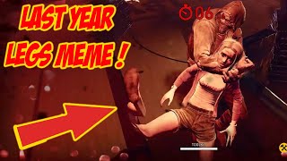 Last Year the Nightmare - Legs dont work like they used  to before meme