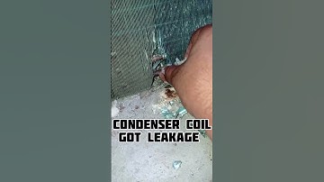 #AC Condenser Coil Leakage: How Broken Fan Base Can Cause Major Problems #condenser #outdoor #shorts