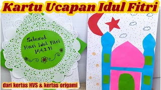 Cara Membuat Kartu Ucapan Idul Fitri dari kertas HVS screenshot 4