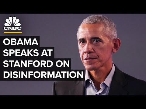 Former President Obama speaks on disinformation&rsquo;s threat to democracy — 4/21/22