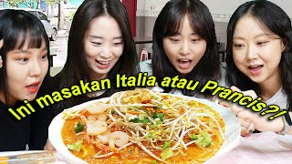 Download Lagu Cara membuat tukang cerewet Korea diam semua = Kasih mie Indonesia! #1 MP3