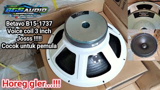 Review speaker 15 inch BETAVO B15-1737 cocok untuk pemula lur..!!