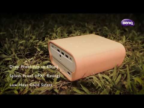 BenQ GS1 Cable-free Portable Projector - YouTube
