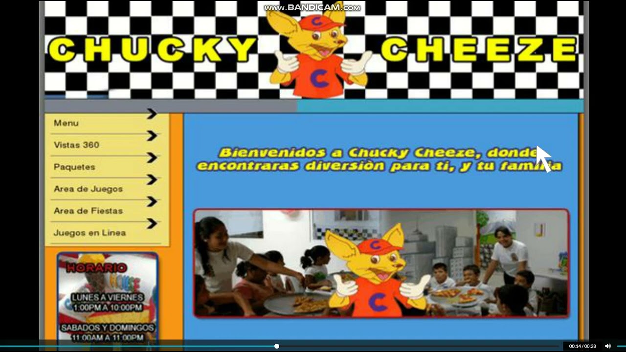 Chucky Cheeze site Test Animation YouTube