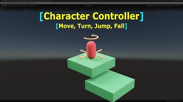 Player Movement using Character Controller(Move, Turn, Jump, Fall) | Unity Game Engine