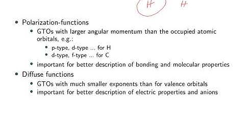 VK 20 Basis sets 2: The  most popular series of basis sets