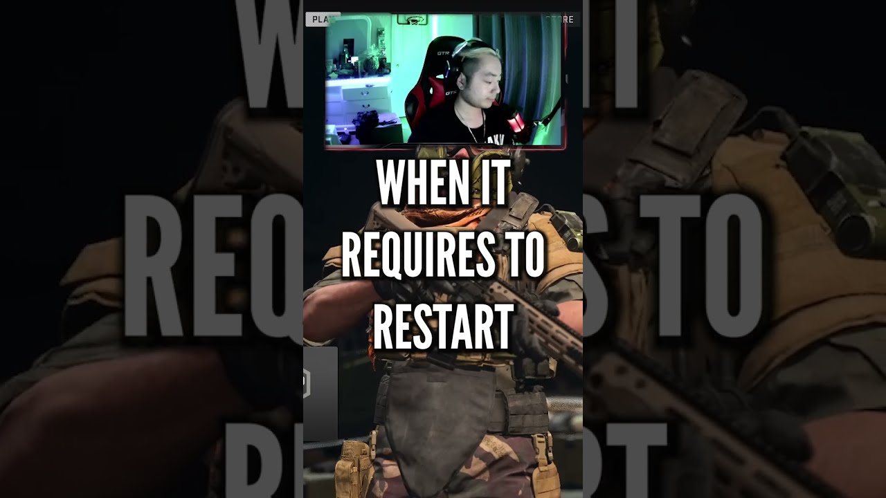 WHENEVER THERES A UPDATE REQUIRES RESTART 