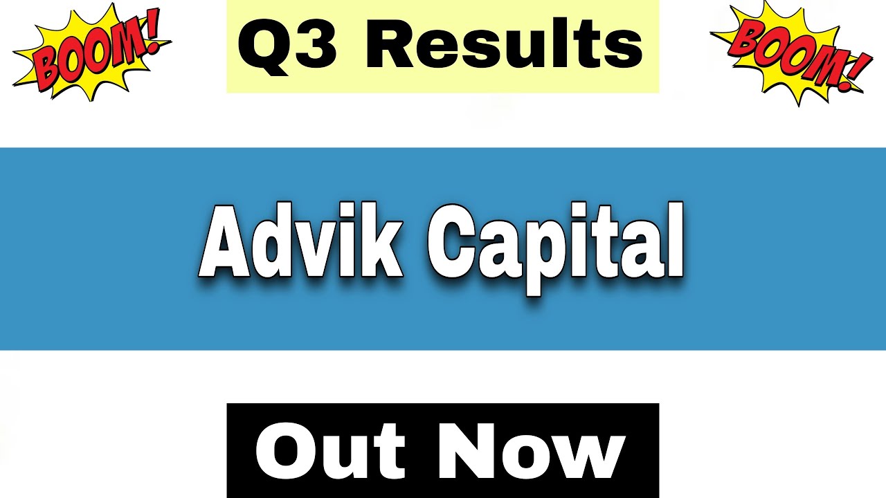 Advik Capital Results Today | Advik Capital Q3 Results 2026 | Advik Capital Share Latest News |