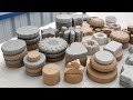 Most Satisfying Concrete ASMR | Full Crumbling Vlog Work Place | Clean & All Textures