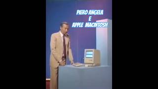 Piero Angela e Apple Macintosh #retrocomputing #pieroangela #apple #macintosh