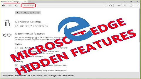 Enable MircoSoft Edge Hidden about:flgas Feature - Windows 10 Hidden Tips and Tricks