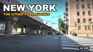 New York's Other Park Avenue — Under the Rails in East Harlem, a Street Being Reborn (4K HDR)