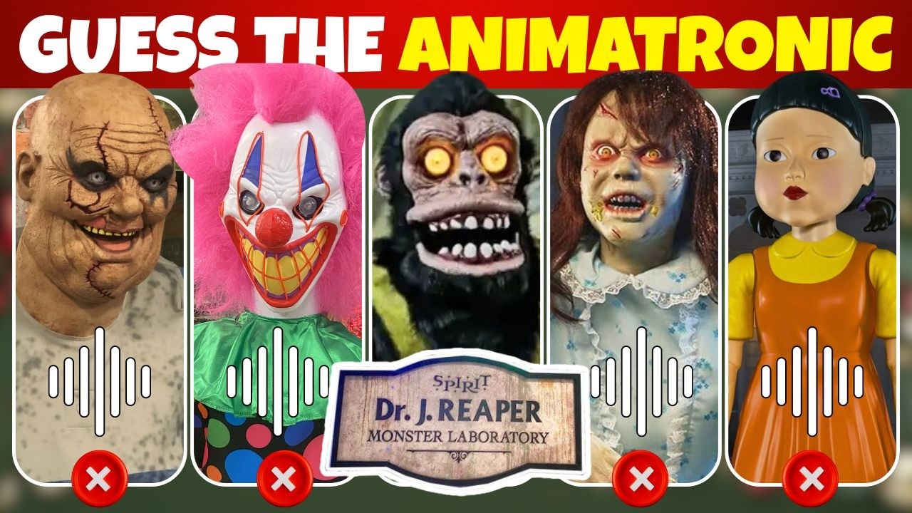 Spirit Halloween 2022 In-Store Dr. J Reaper’s Lab Animatronics 👻 Guess Voice & Shadow | HARD Level!