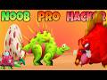 Dino Bash Epic Survival ⚡🦕 – Noob vs Pro vs Hacker