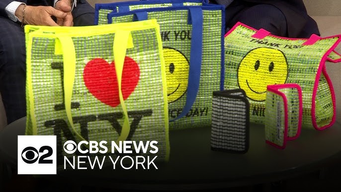 New Yorker Turns Plastic Trash Bags Into Recycled Fashion