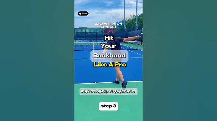 Hit Your Backhand Like A Pro; One Handed Backhand Edition