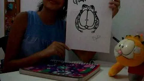 Drawing Garfield - Veronica Pulido