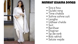 Nimratkhaira - all songs || all songs of nimrat khaira || best of nimrat khaira || audio jukebox