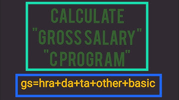 #9" HOW TO CALCULATE GROSS SALARY IN C PROGRAM IN ANDROID" || AKSHITA RAWAT ||